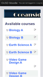 Mobile Screenshot of moodle.oside.us